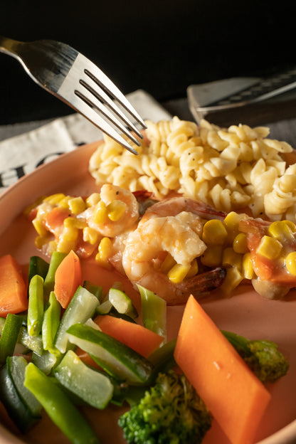 Roasted Shrimp with Penne